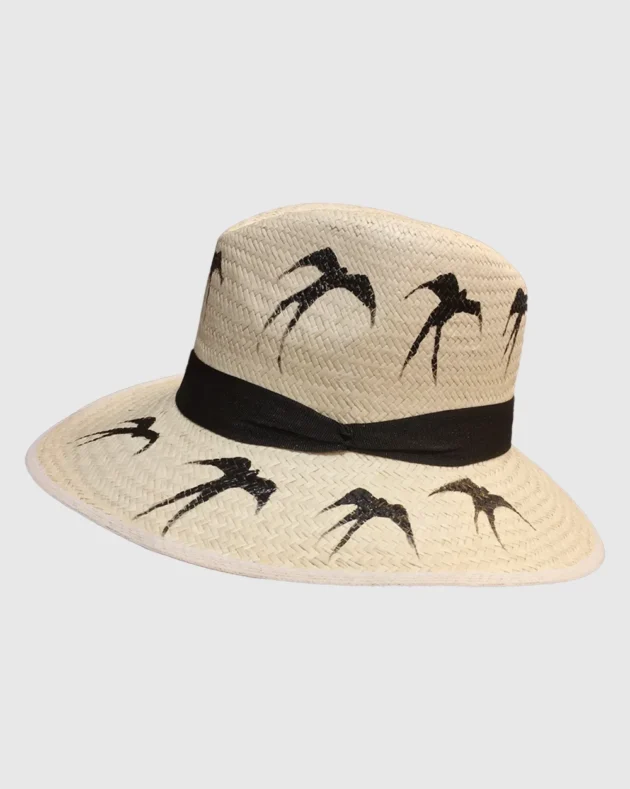 Sombrero pintado gaviotas