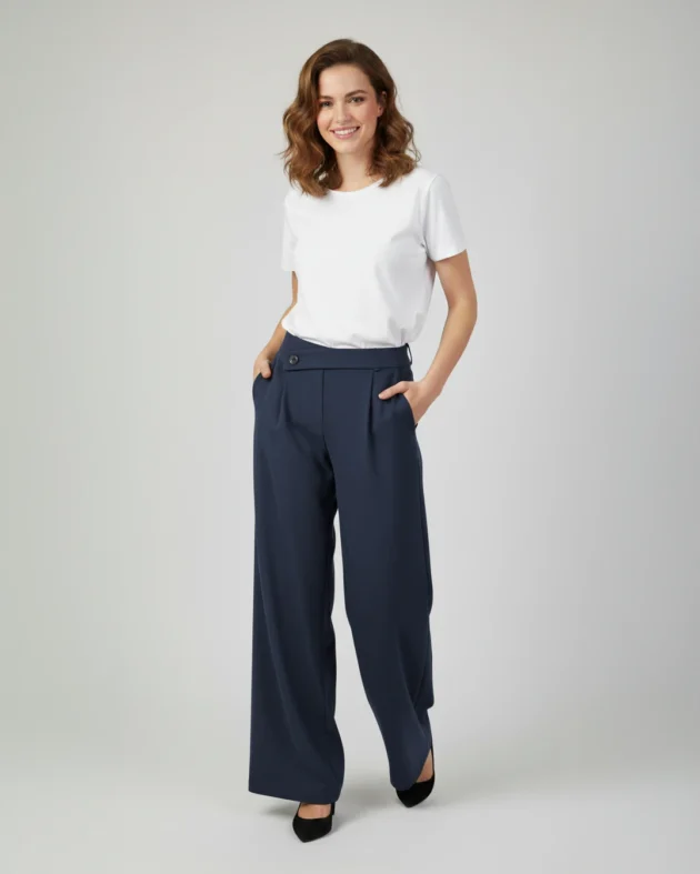 Pantalón Gris Azulado