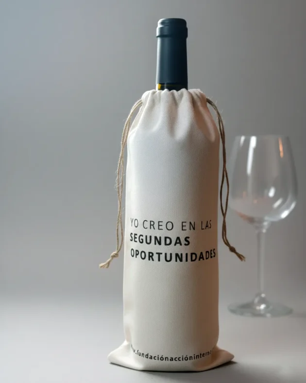 Funda para vino “Yo creo en las segundas oportunidades”