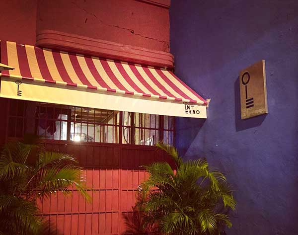 Fachada restaurante INTERNO en Cartagena